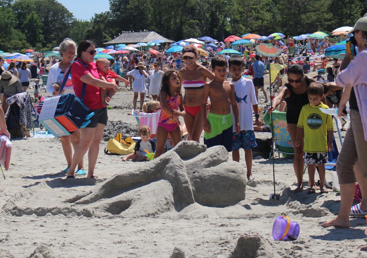 Thousands headed to Greenwich Point on Sunday July 30 for a beautiful day at the beach and the Sandblast 2017 festival. Photo: Leslie Yager