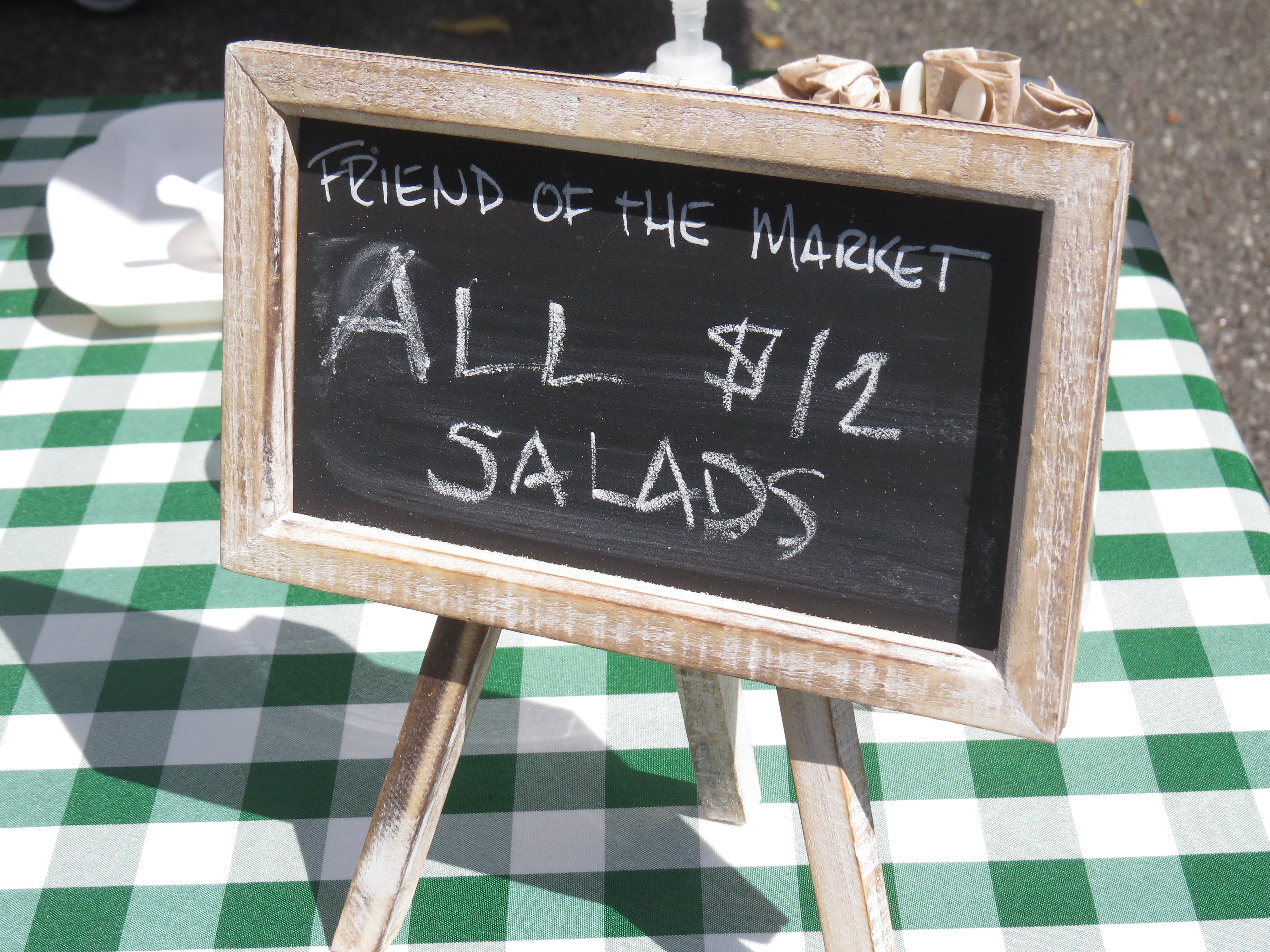 The Salad Jar sells salads for $12 per jar. July 26, 2017. Photo: Devon Bedoya