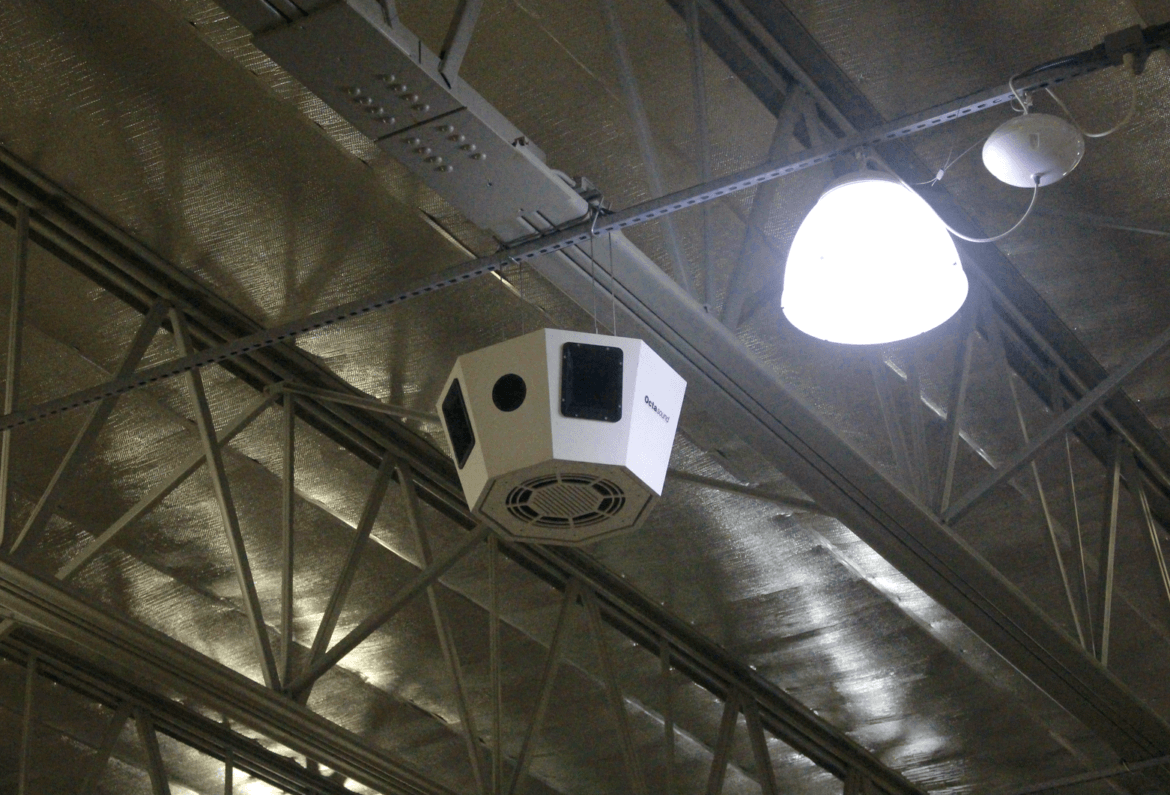 New sound system installed at Hamill Rink courtesy of the Greenwich Athletic Foundation Photo: Leslie Yager