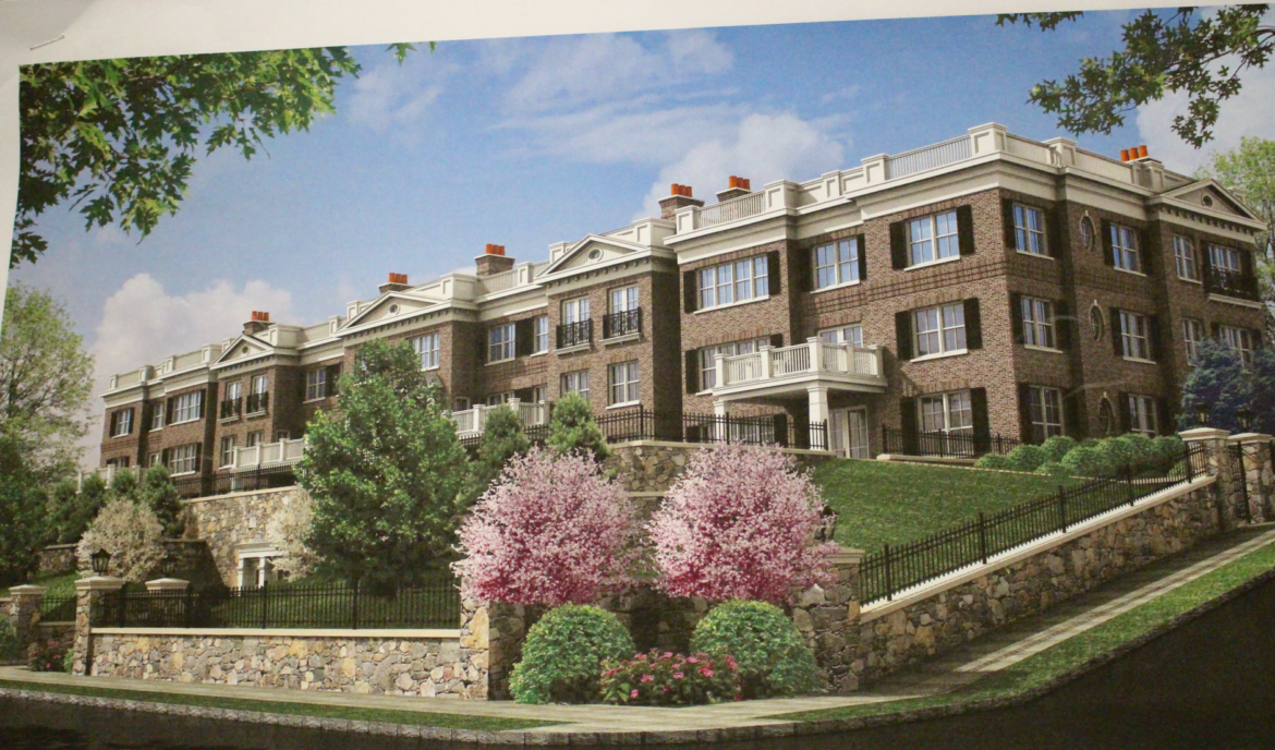View from Milbank of proposed 19-unit building for the corner of Havemeyer and Milbank Ave. 