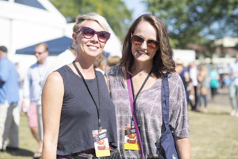 Janel Alexander and Suzanne Donahue at the 2017 Wine + Food Festival on Sep[t 23, 2017 Photo: Asher Almonacy