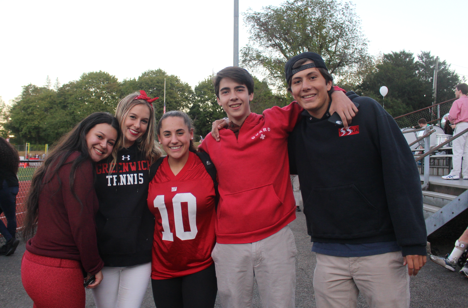 Fans arrived in force on Monday to support Big Red against the Norwalk High School Bears. Oct 2, 2107 Photo: Leslie Yager
