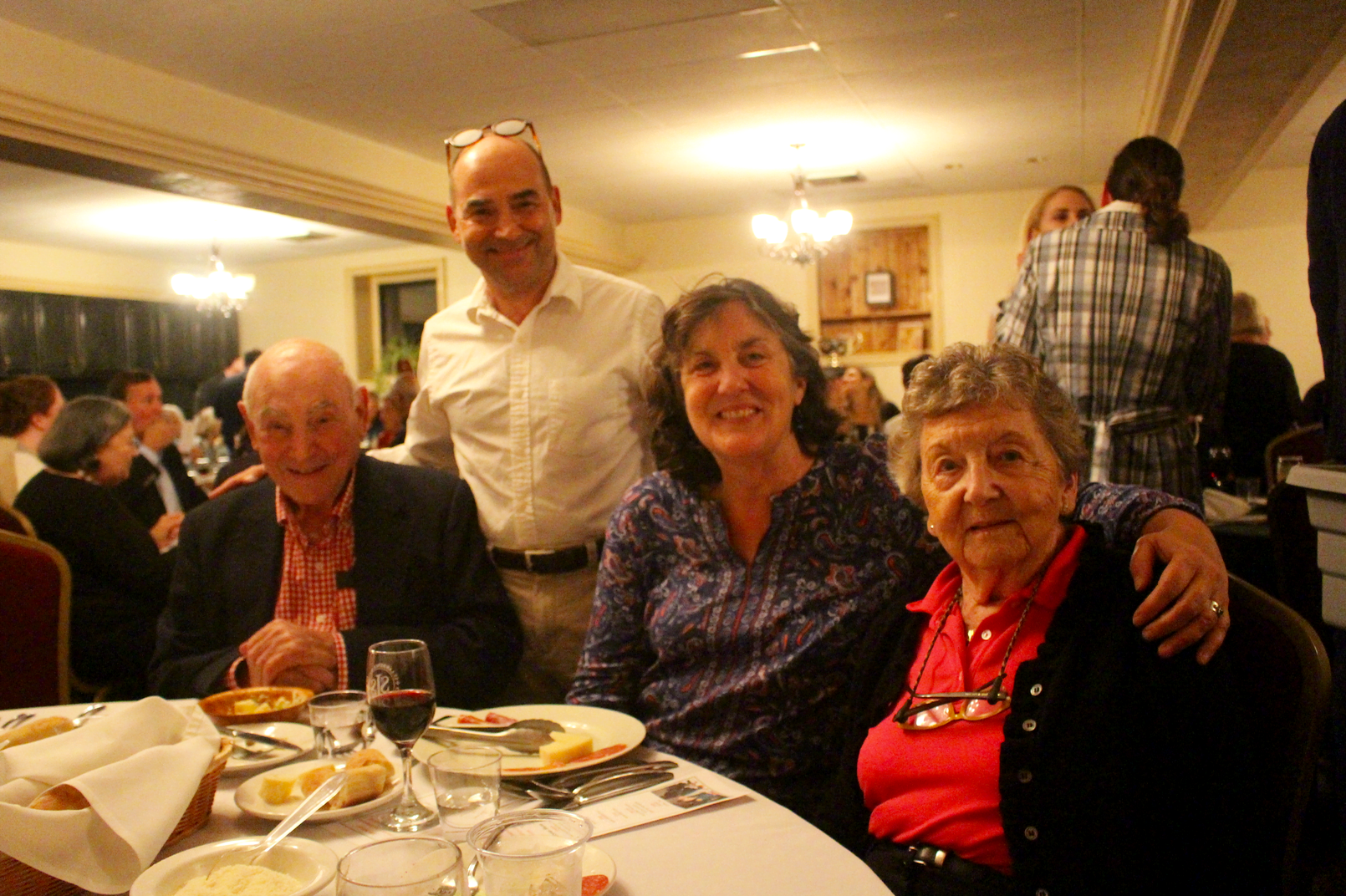 John Margenit, Rick Margento, Joan Margenot and Dolly Margenot at St. Lawrence Club on Oct 9, 2017 Photo: Leslie Yager