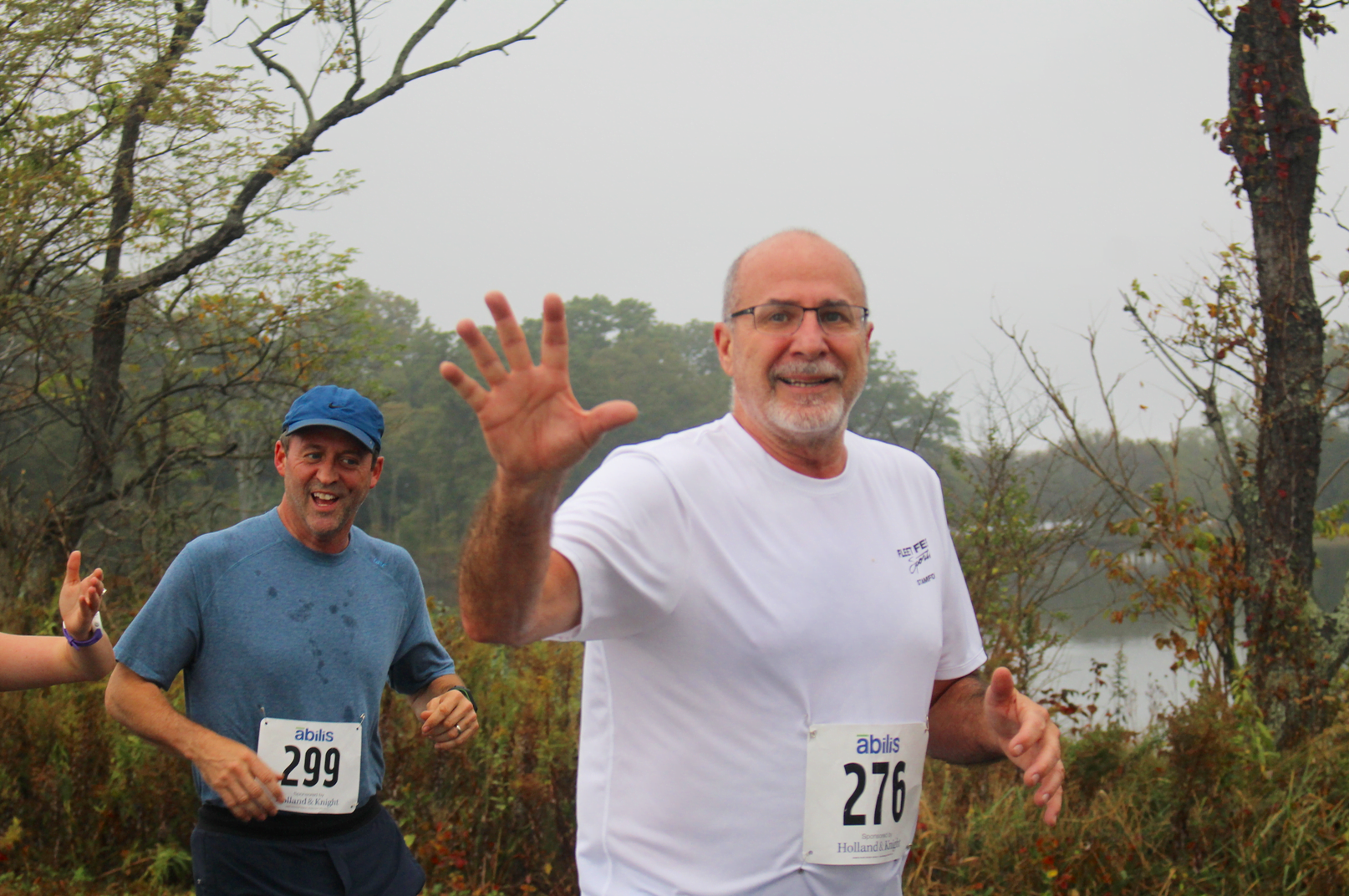 Greenwich Schools human resources director Bob Stacy ran the Abilis 5K on Oct 15, 2017 Photo: Leslie Yager