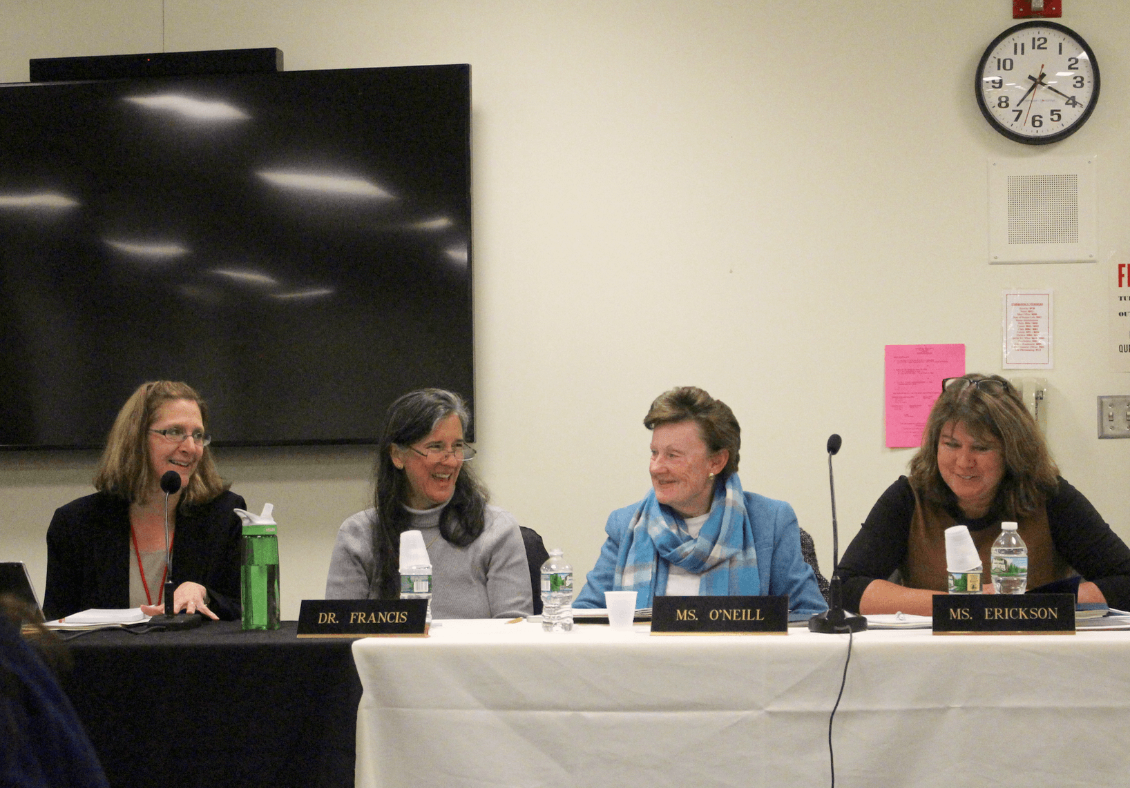 Dr. Jill Gildea, Dr. Gaetane Francis, Barbara O'Neill and Laura Erickson