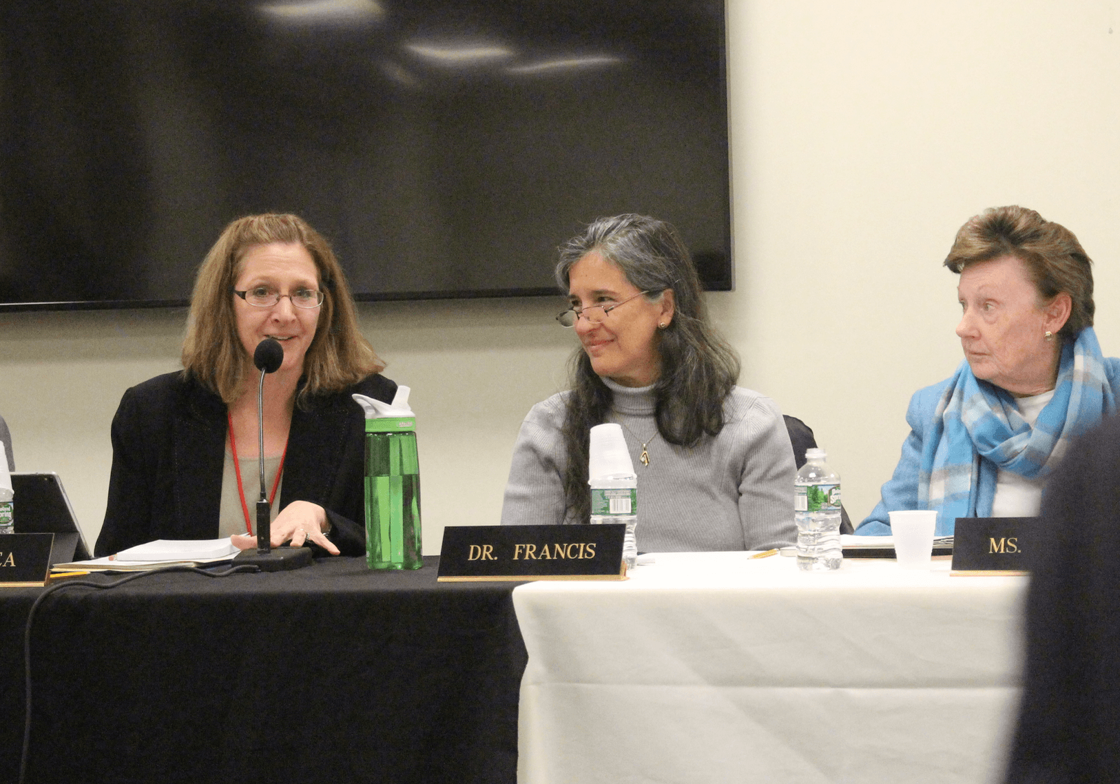 Dr. Jill Gildea, Dr. Gaetane Francis and Barbara O'Neill 