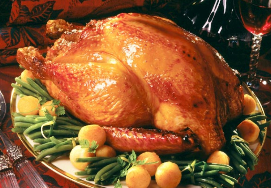 Roast Turkey with Orange Honey Glaze