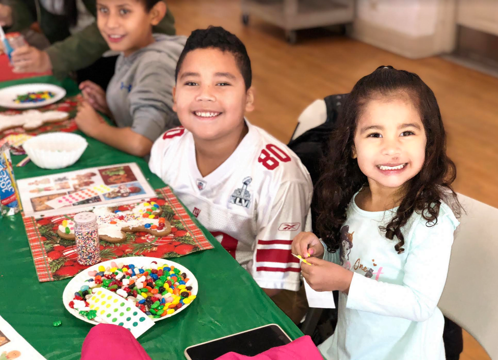 Kids Get in Holiday Spirit with Gingerbread Cookie Workshop Hosted by Junior League of Greenwich at Boys and Girls Club of Greenwich