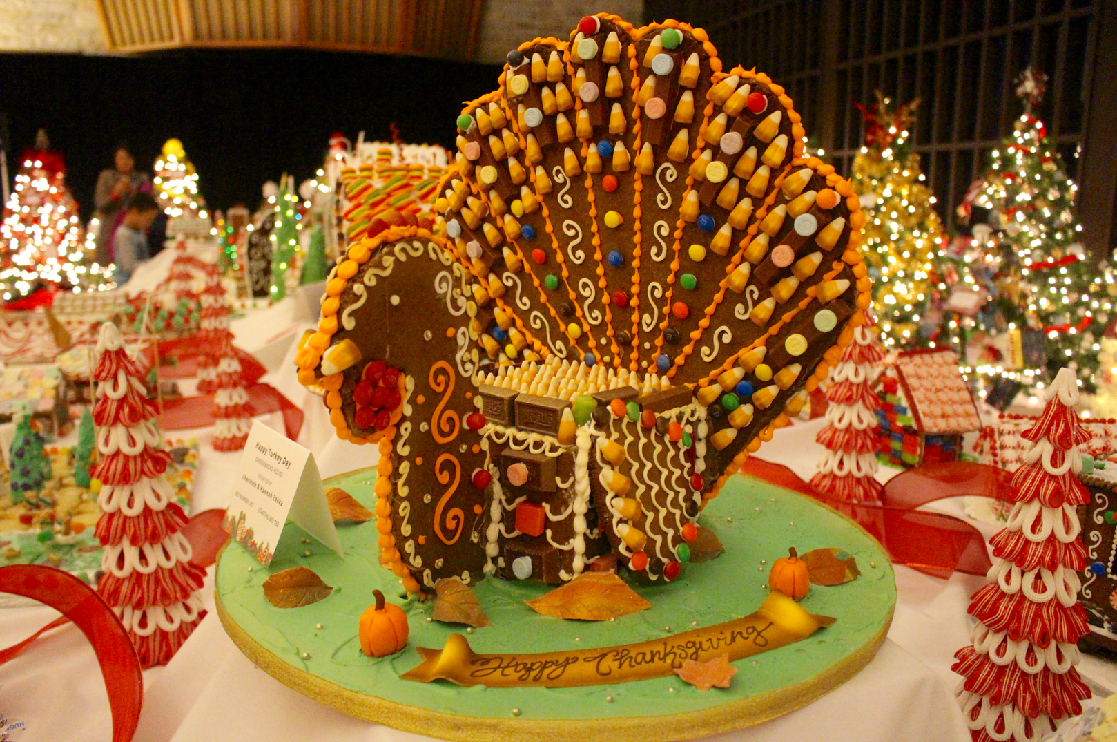The Junior League of Greenwich's Enchanted Forest at Christ Church features one of a kind gingerbread houses and decorated Christmas trees. Nov 17, 2017 Photo: Leslie Yager