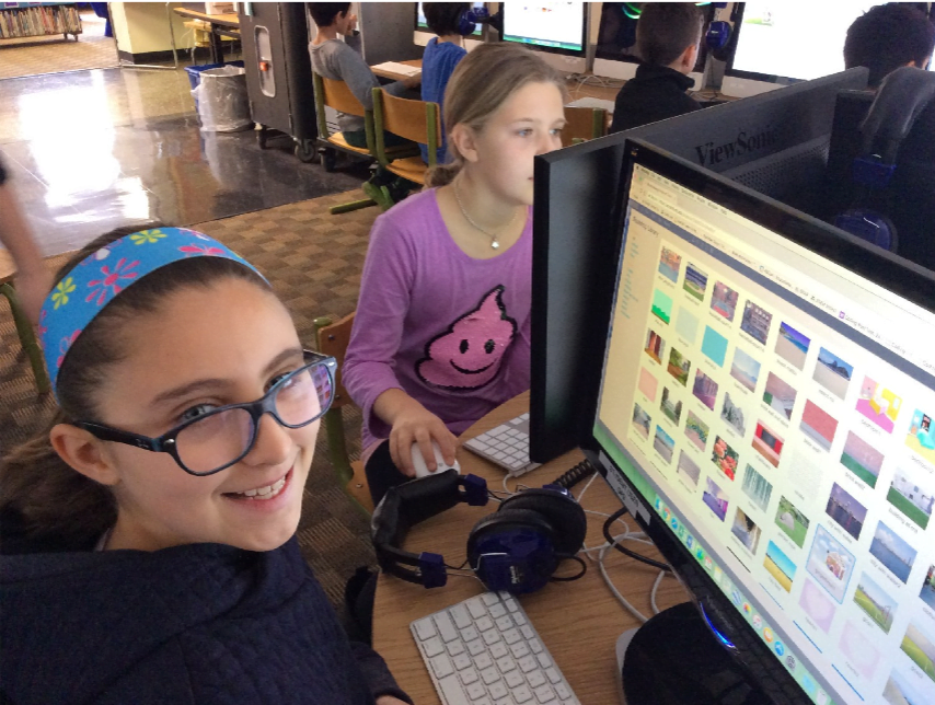 Students at an Hour of Code class conducted by Bruce Museum educators at Julian Curtiss School in Greenwich. Photo by Heather McGuinness