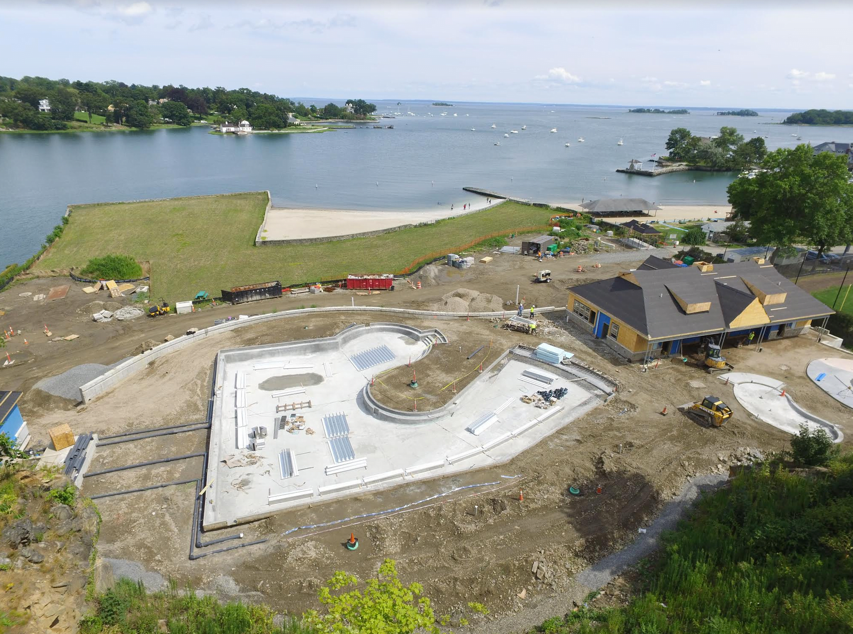 Recent photo of the Greenwich Pool at Byram Park. Contributed photo
