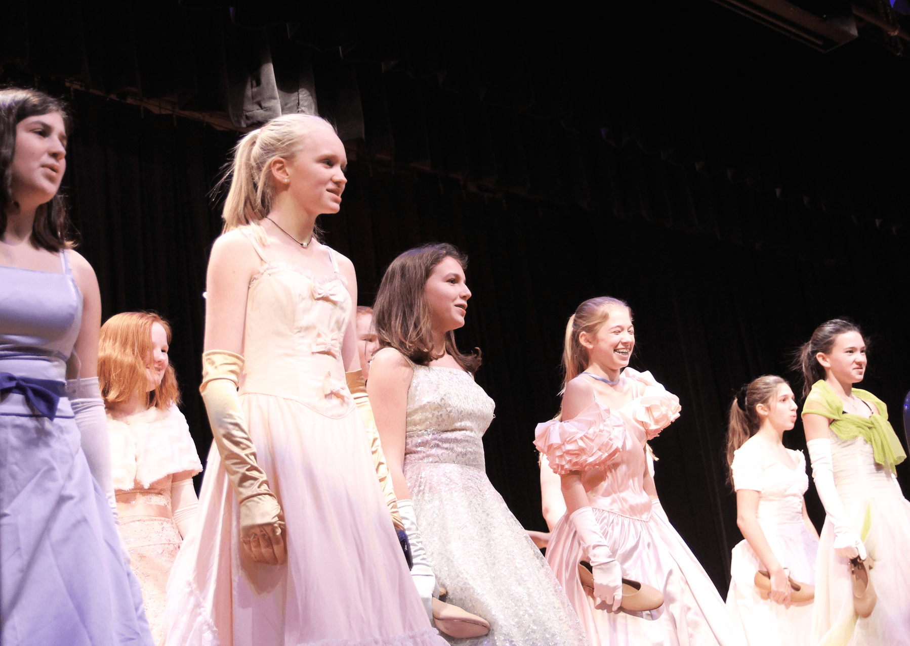 The Eastern Middle School 8th Grade Show Chorus held a dress rehearsal for their upcoming musical performance, “Cinderella” which runs from Thursday, January 18 through Saturday, January 20