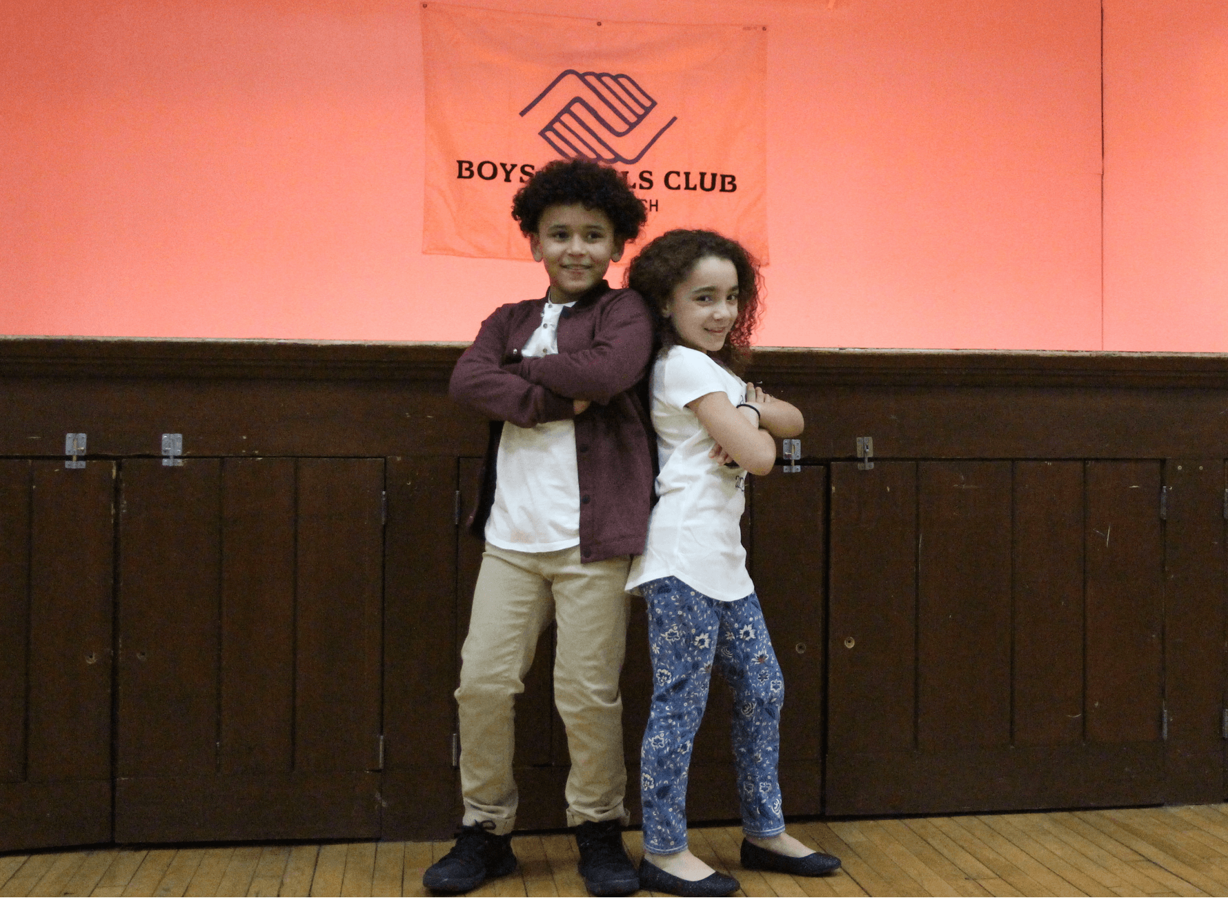 At the Boys & Girls Club of Greenwich, kids modeled Old Navy outfits for friends and family on Friday Jan 26, 2018 Photo: Leslie Yager