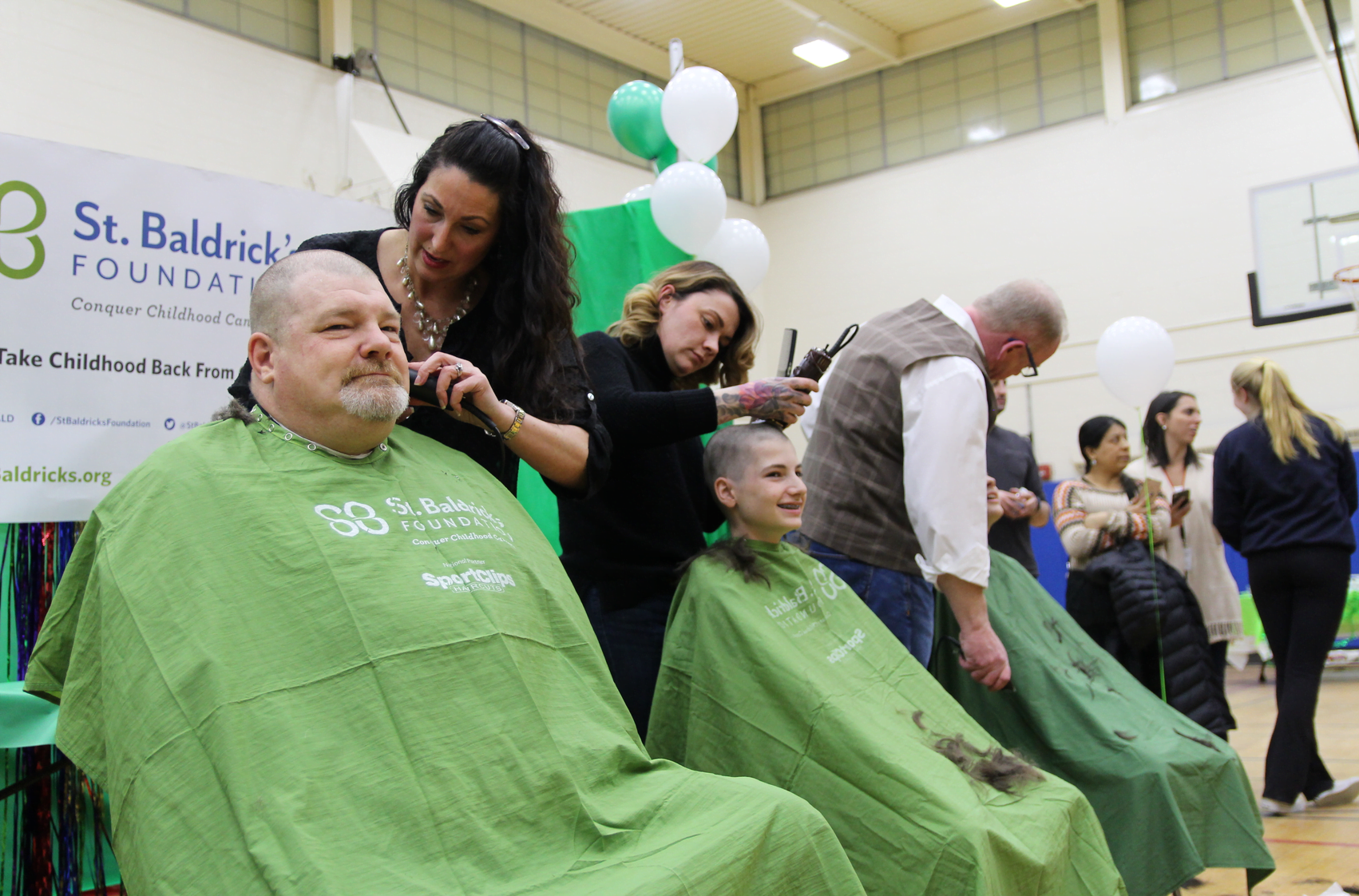 Captain Mark Kordick joined the shavees on March 15, 2018 Photo: Leslie Yager