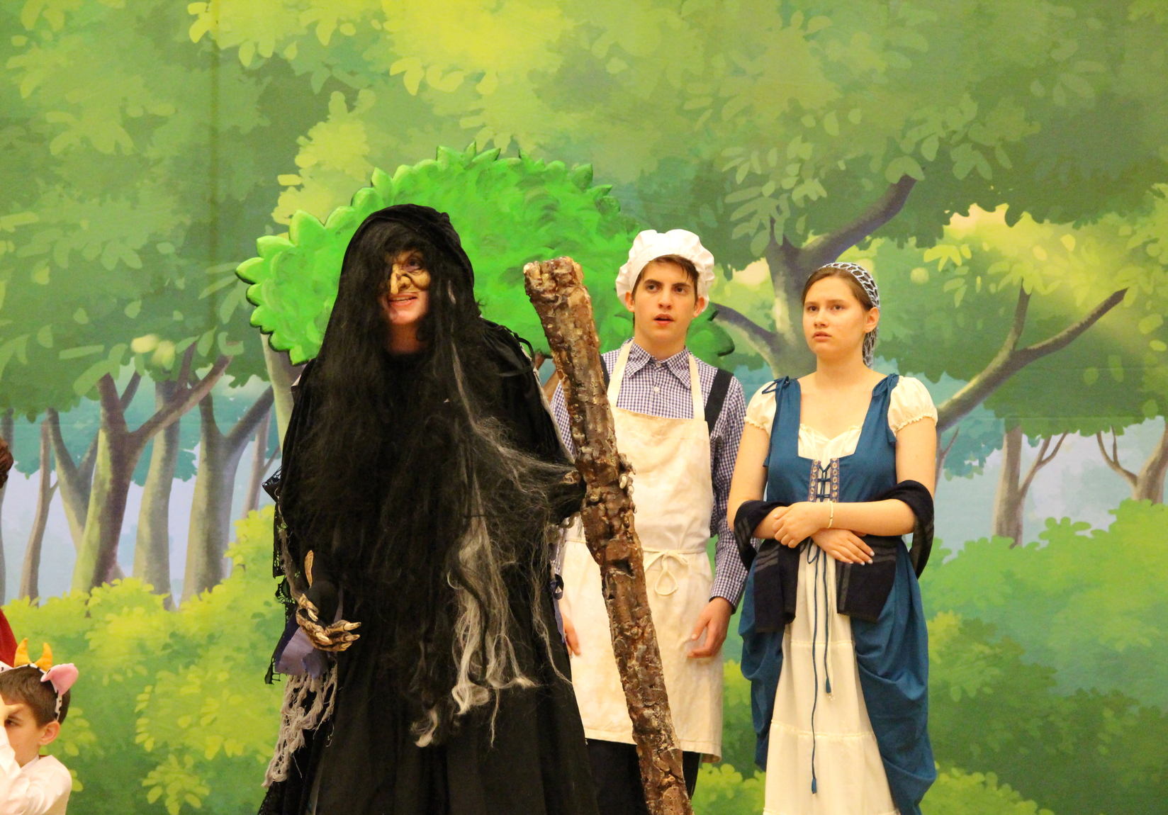 The cast and crew of Into the Woods Jr held dress rehearsal at the Round Hill Community Church. April 24, 2018 Photo: Leslie Yager 