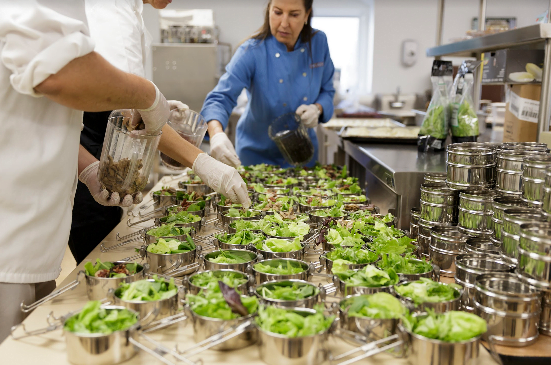 A zero-waste dinner featured local celebrity chefs preparing a meal that was 100% waste-free, with every component, from cookware to table centerpieces, either digestible or otherwise capable of being repurposed, April 26, 2018 Contributed photo