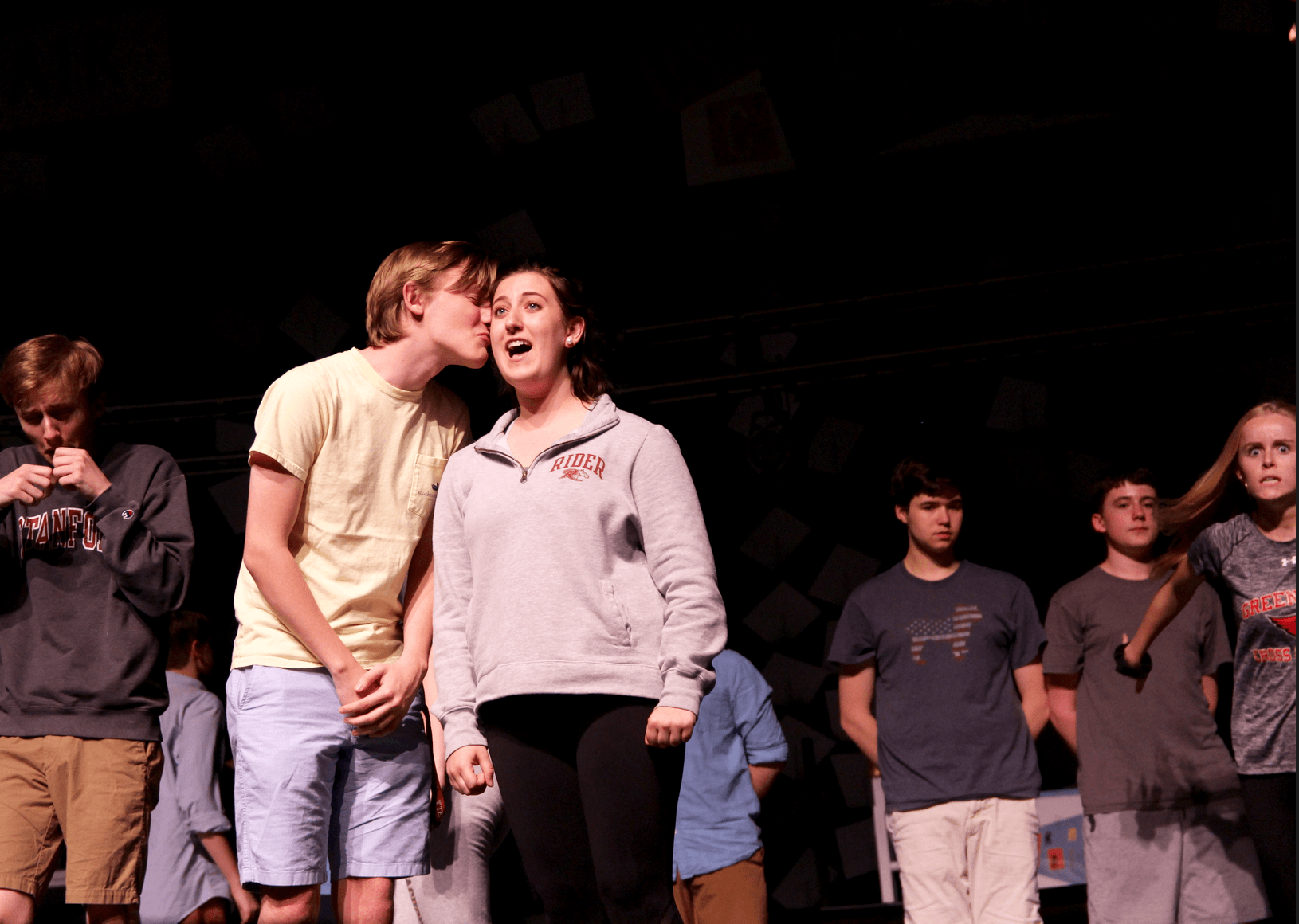 Cast and crew rehearsed for the GHS spring musical, Hairspray on May 10, 2018 Photo: Leslie Yager