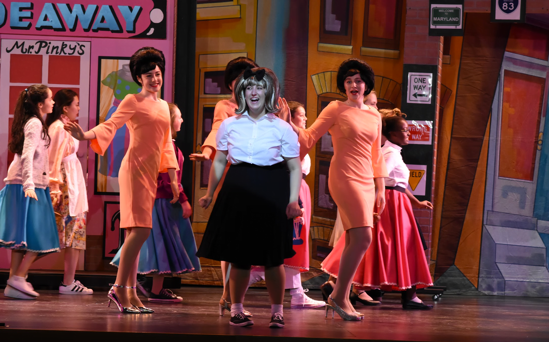 Dress rehearsal for GHS spring musical Hairspray! Photo Patty Doyle