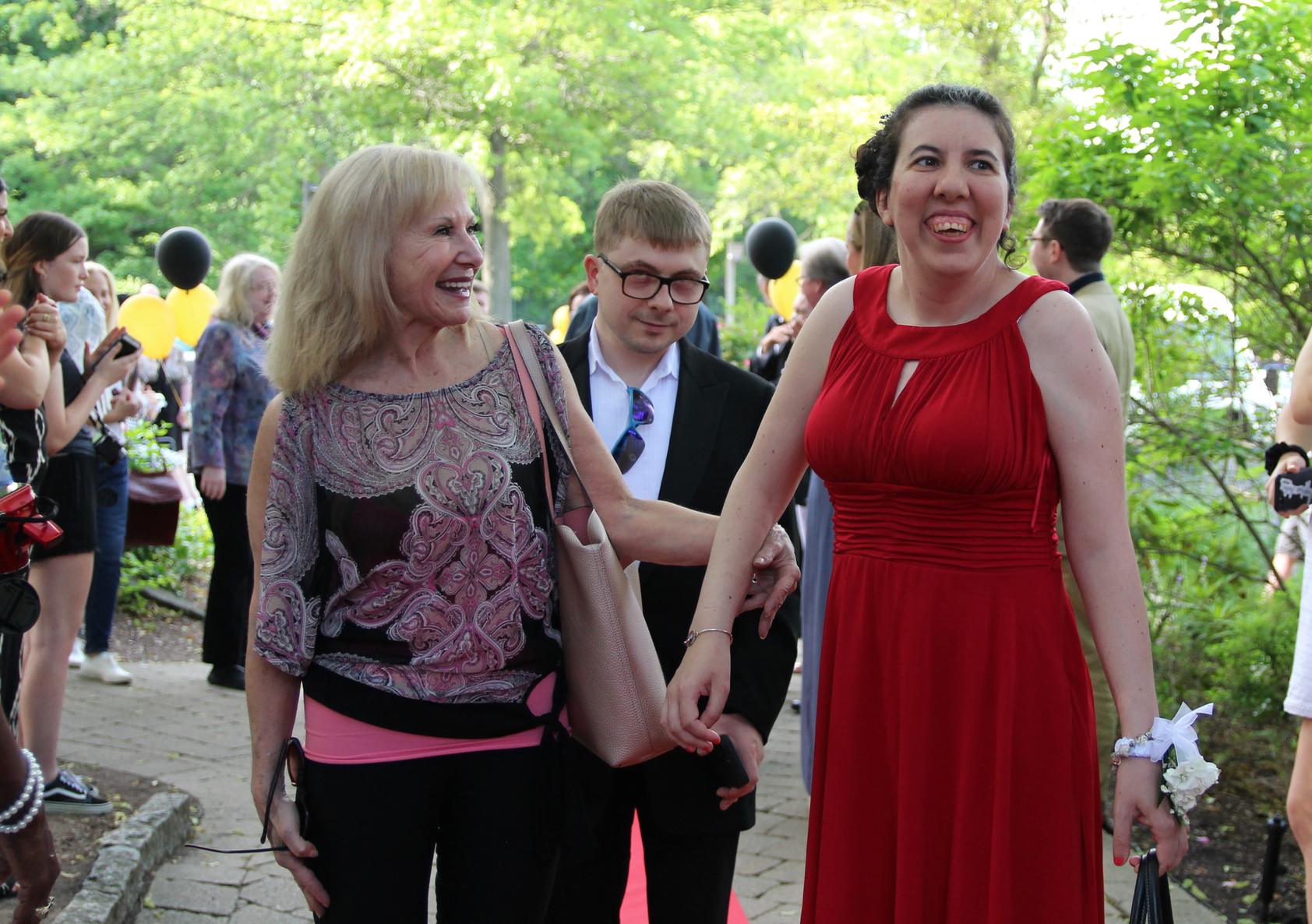 The first ever "Together We Shine" dance was held at the Greenwich YWCA on June 9. The event was organized by Greenwich Jr United Way for people from Abilis and teens from several clubs at Greenwich High School. June 9, 2018 Photo: Leslie Yager