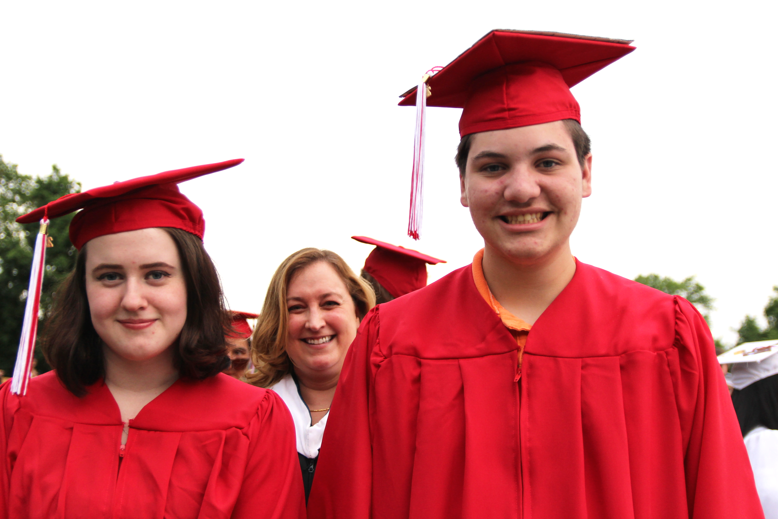 Greenwich High School graduation. June 20, 2018 Photo: Leslie Yager