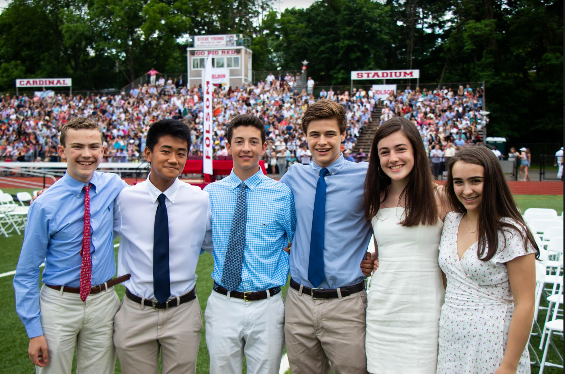 Greenwich High School graduation. June 20, 2018 Photo: Julia Moch