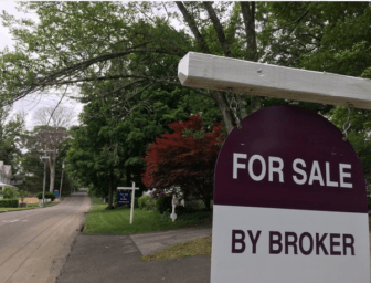 ‘For Sale’ signs in New Canaan. Credit: Michael Dinan
