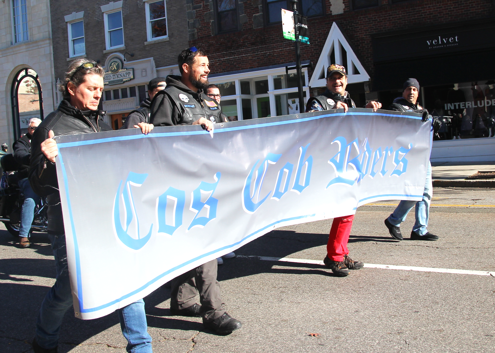 Cos Cob Riders, a motorcycle club who do charitable work in the community include veterans. Nov 11, 2018 Photo: Leslie Yager