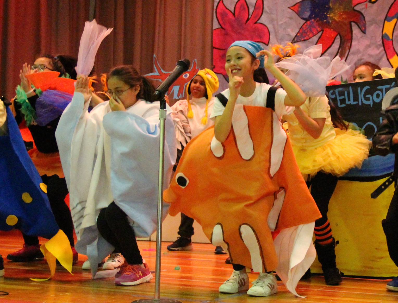 New Lebanon School rehearsed Seussical, to be performed on Tuesday, Nov. 20, 2018 Photo: Leslie Yager