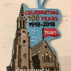 Also, a special commemorative patch was made for the occasion featuring the 2nd Congregational Church.