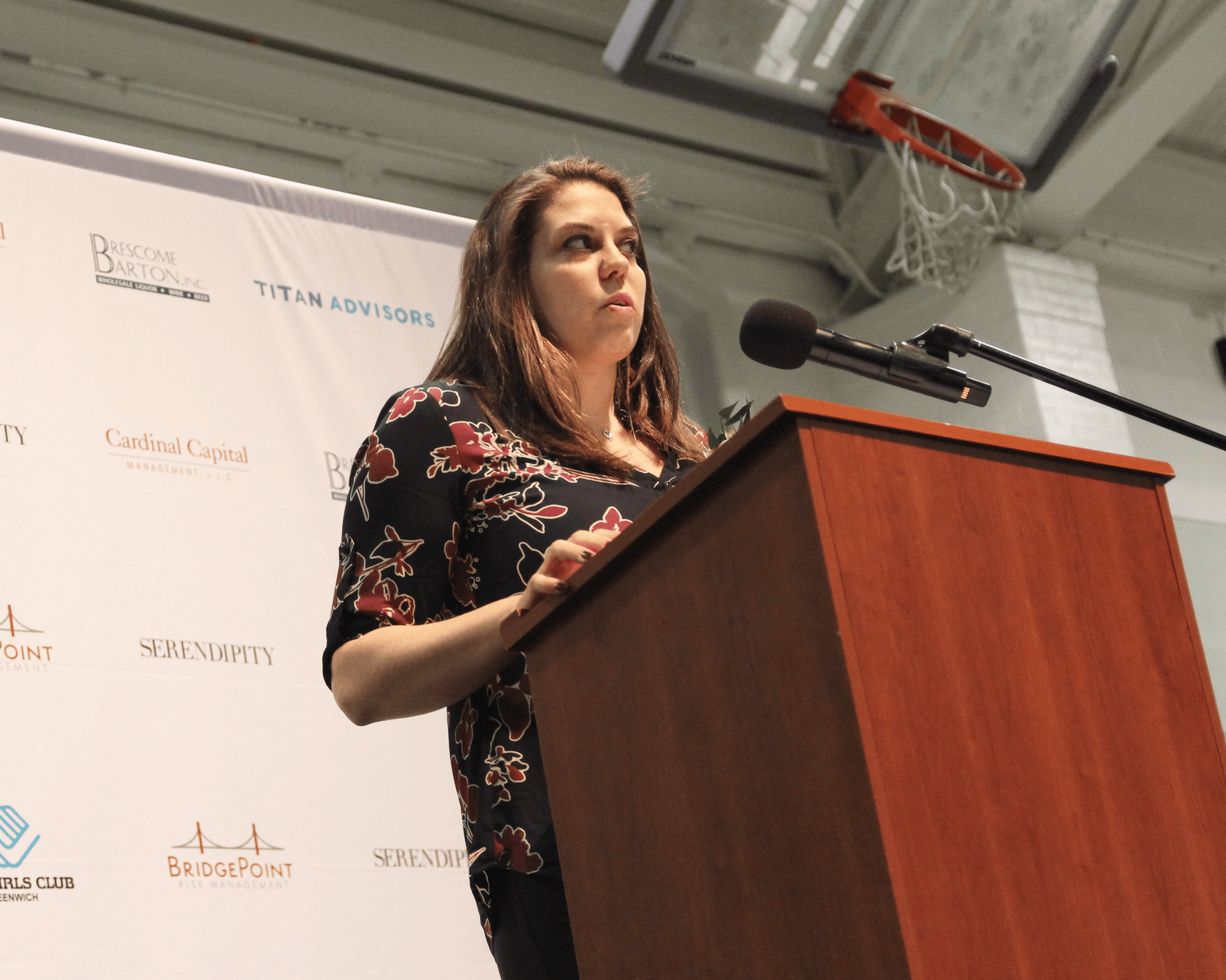 Ashley Culver shared the impact the Boys & Girls Club of Greenwich had on her growing up. Today she is an employee of the Club. Feb 7, 2019 Photo: Leslie Yager
