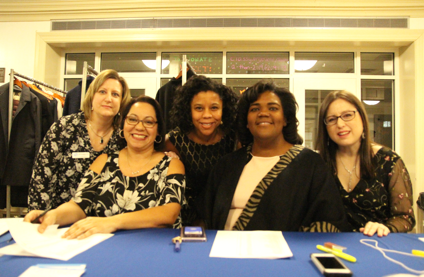 Welcome crew at Boys & Girls Club of Greenwich for the Youth of the Year event. Feb 7, 2019 Photo: Leslie Yager