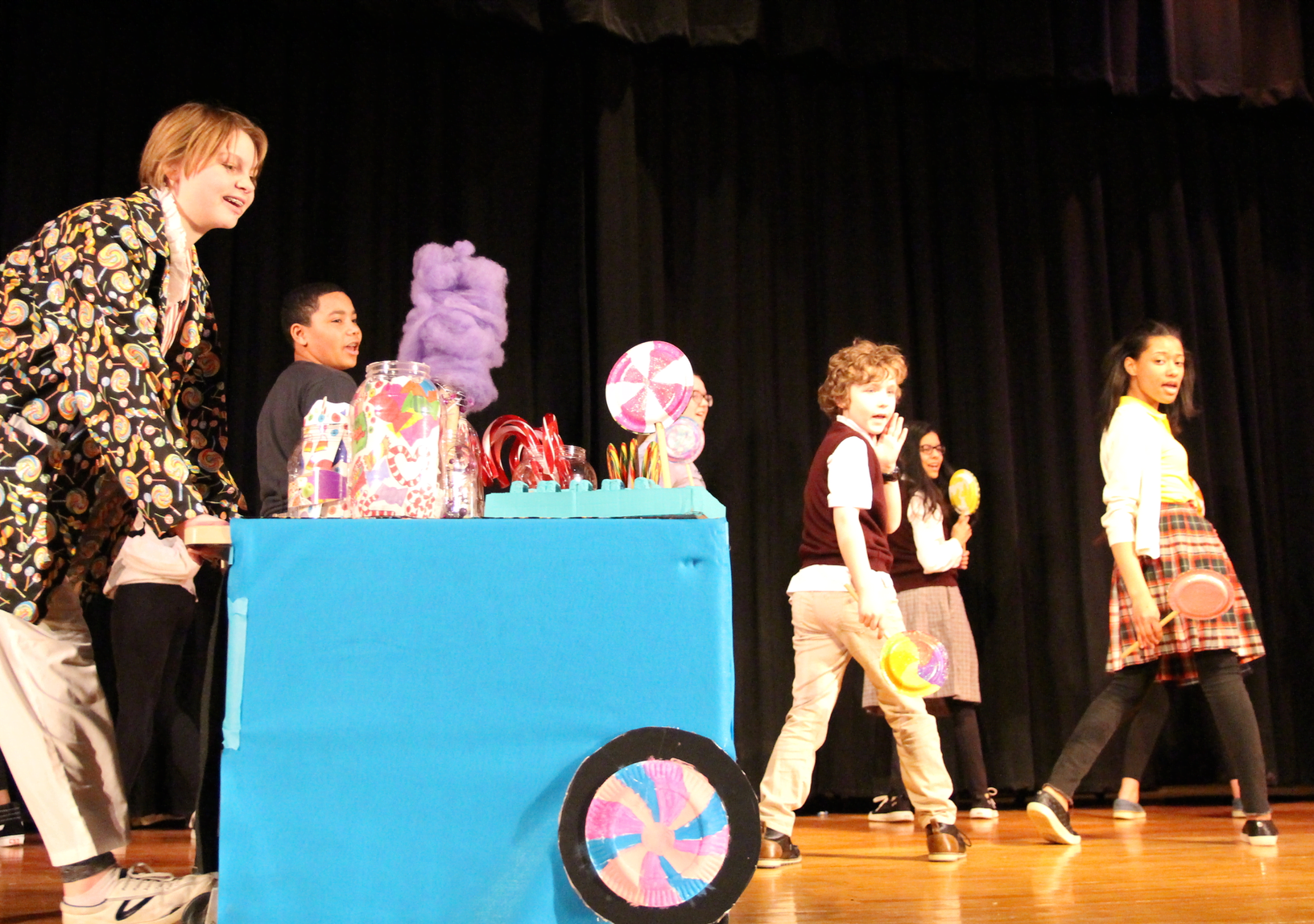 Western Middle School theater program will perform Willy Wonka Jr on March 29 and March 30. Photo: Leslie Yager