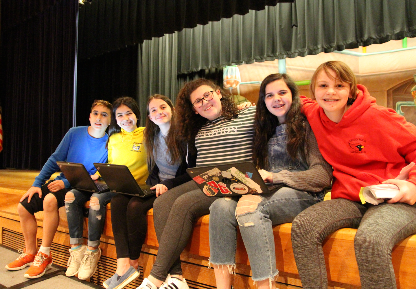 Western Middle School theater program will perform Willy Wonka Jr on March 29 and March 30. Photo: Leslie Yager