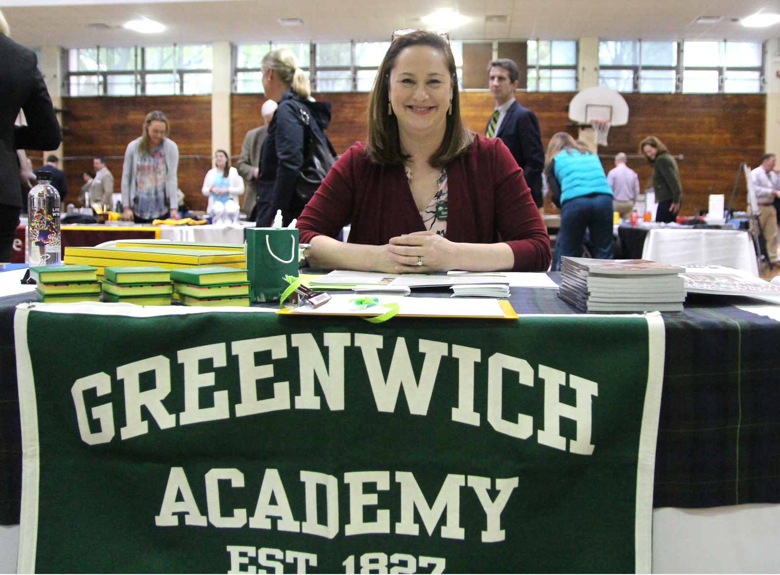 Betsy Feinder, Assistant Director of Admission at Greenwich Academy. May 14, 2019. Photo: Leslie Yager