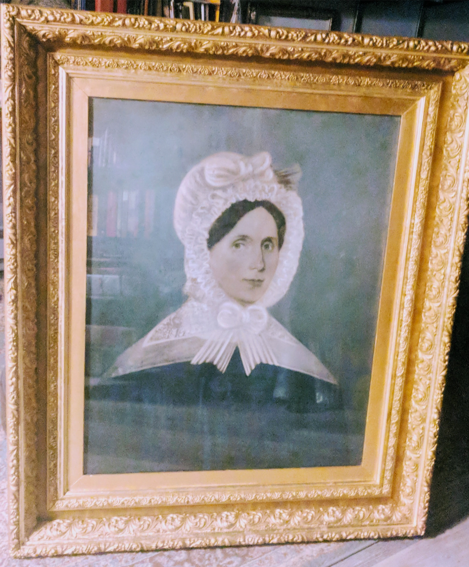 The restored portrait of Sarah Lyon Merritt
