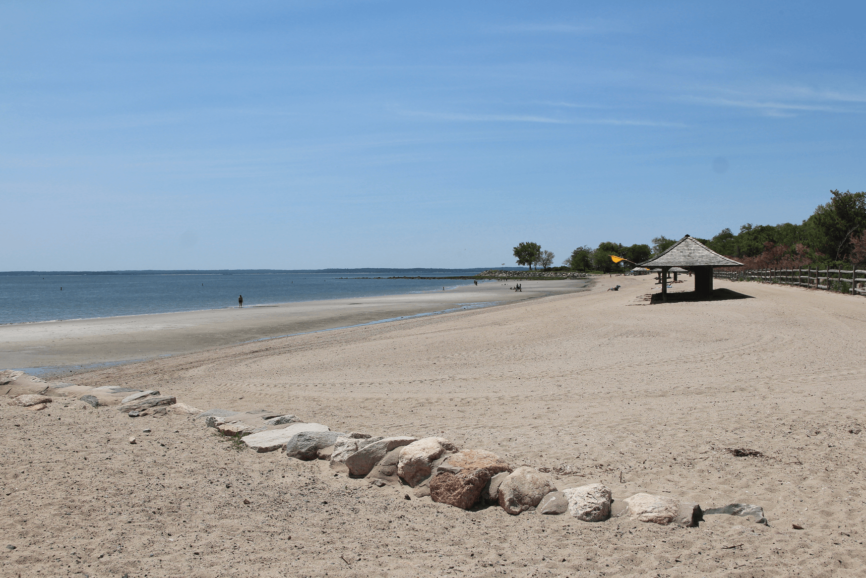 Tod's Point beach. May 22, 2019 Photo: Leslie Yager