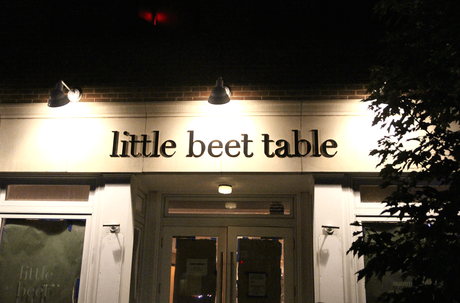 Little Beet Table. June 25, 2019 Photo: Leslie Yager
