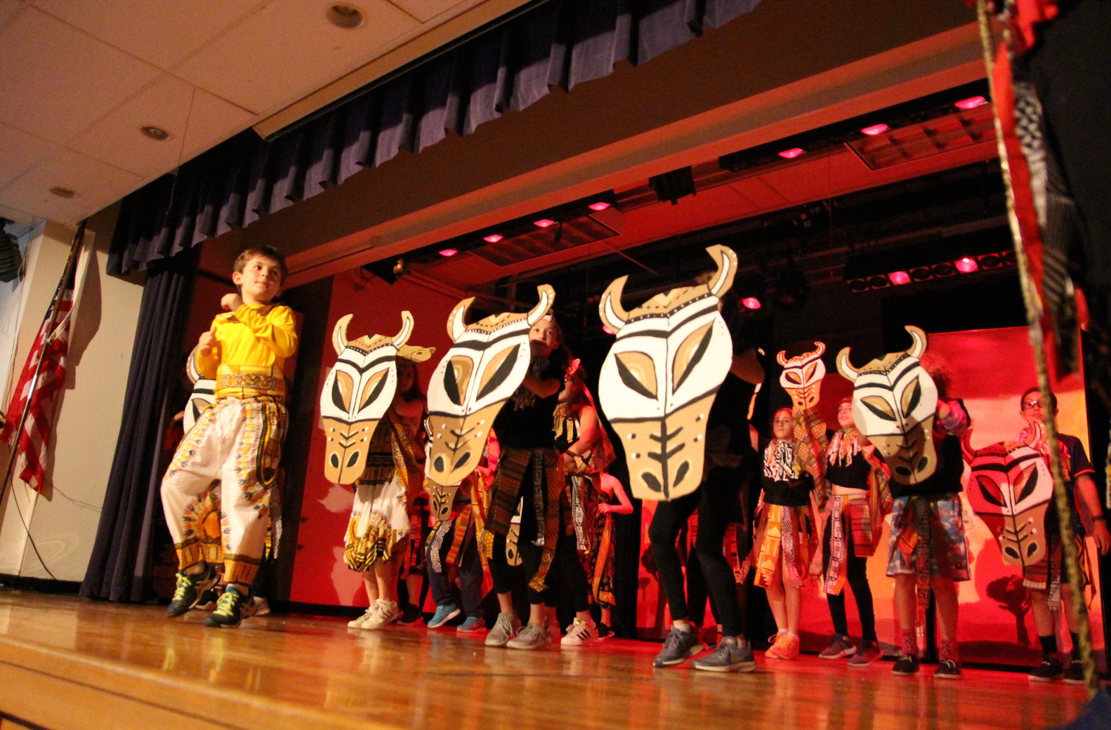 Students at ISD rehearsed The Lion King Kids. June 5, 2019 Photo: Leslie Yager