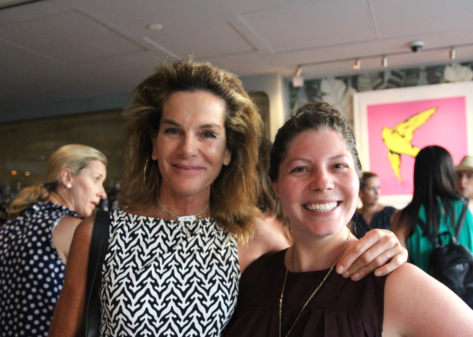 Susie Costaregni and Elizabeth Lehmann at the Little Beet Table VIP tasting event. July 15, 2019