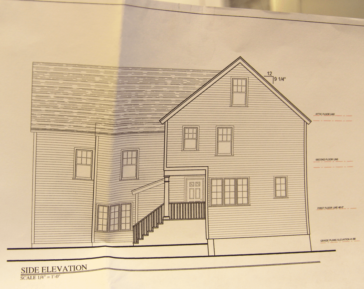 Rendering of proposed redeveloped 2-family at 292 Delavan Ave.