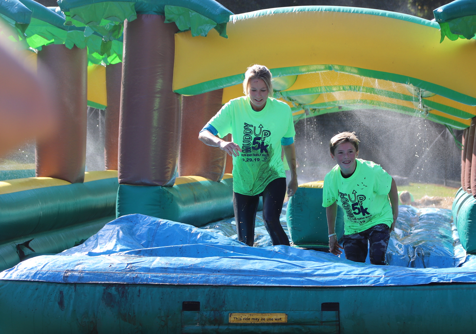 The boys and Girls Club of Greenwich's 8th annual Muddy Up fundraiser at Camp Simmons. Sept 29, 2019 Photo: Leslie Yager