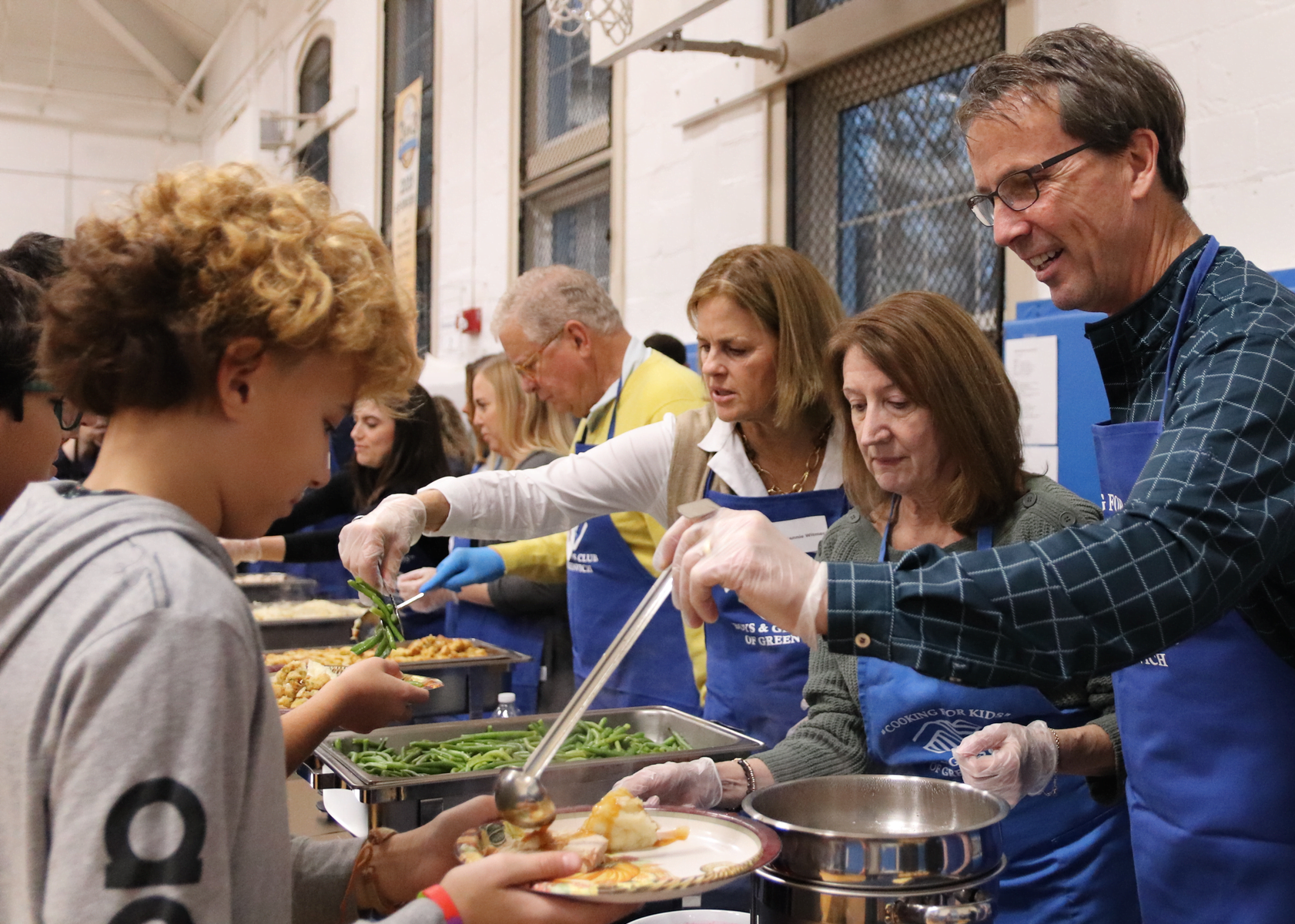 Greenwich United Way president and CEO David Rabin at the Boys & Girls Club of Greenwich 17th annual Thanksgiving dinner. Nov 26, 2019 Photo: Leslie Yager