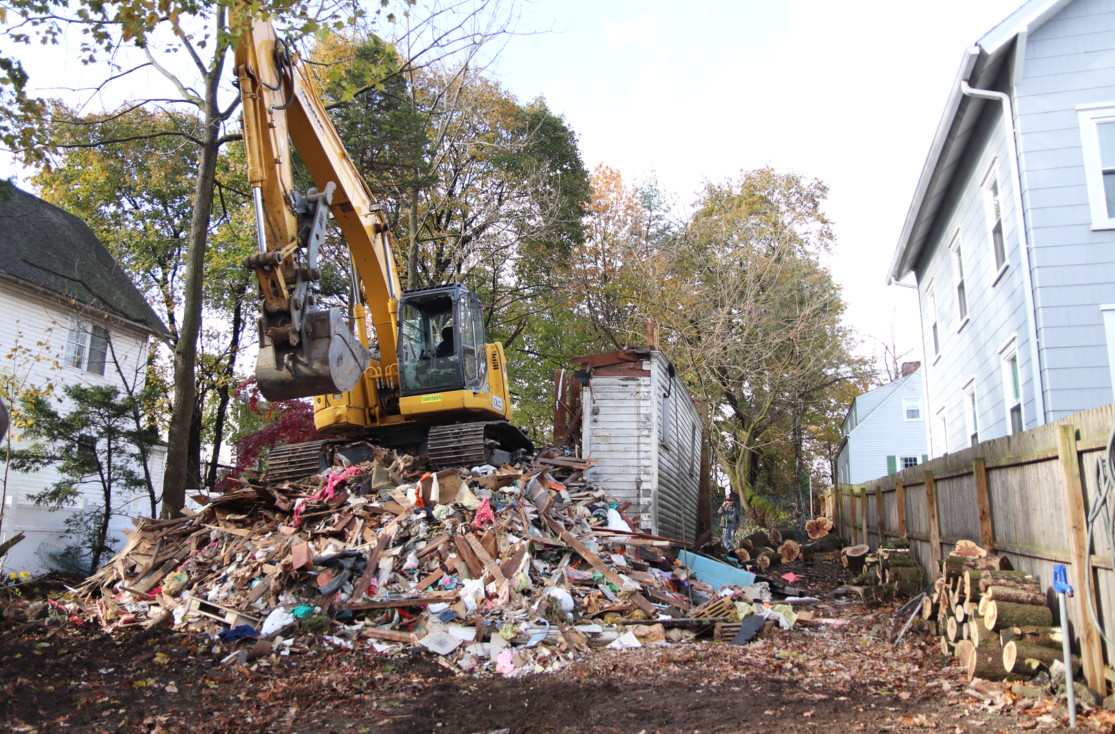 Remains of 46 Mead Avenue on Tuesday Nov 19, 2019 Photo: Leslie Yager