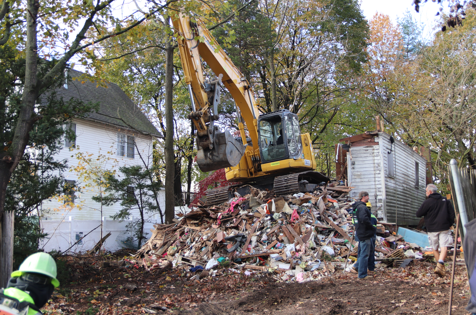 Remains of 46 Mead Avenue on Tuesday Nov 19, 2019 Photo: Leslie Yager