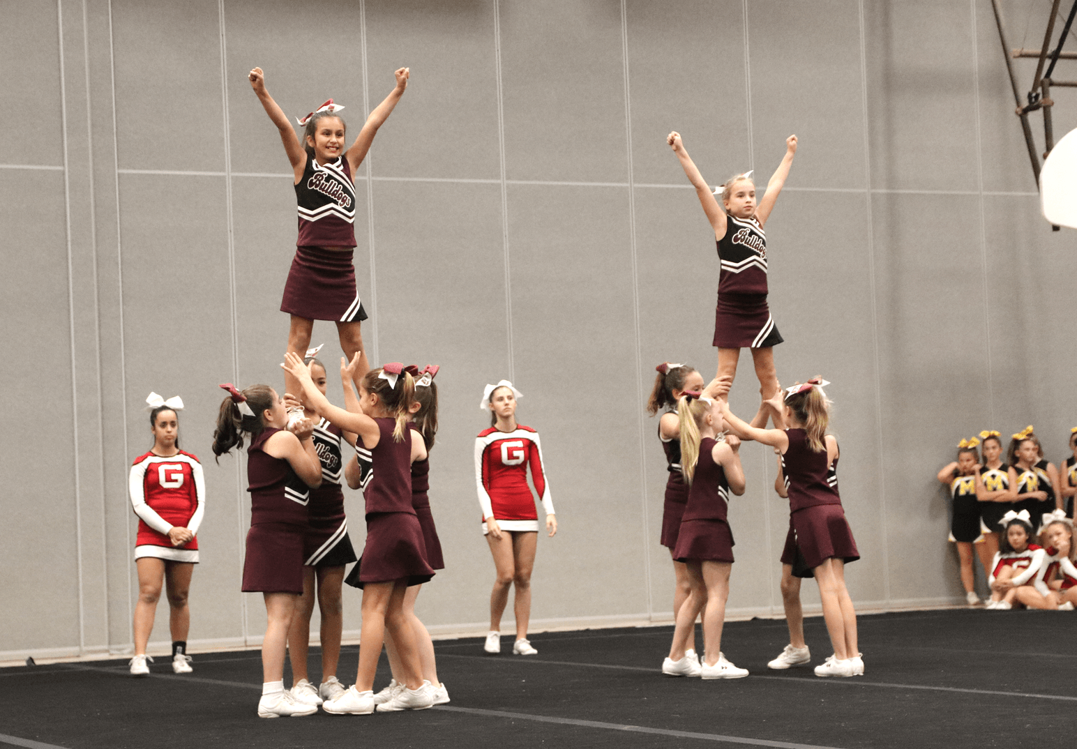 The 20th annual Greenwich Youth Cheerleading (GYCL) Exhibition. Nov 3, 2019 Photo: Leslie Yager