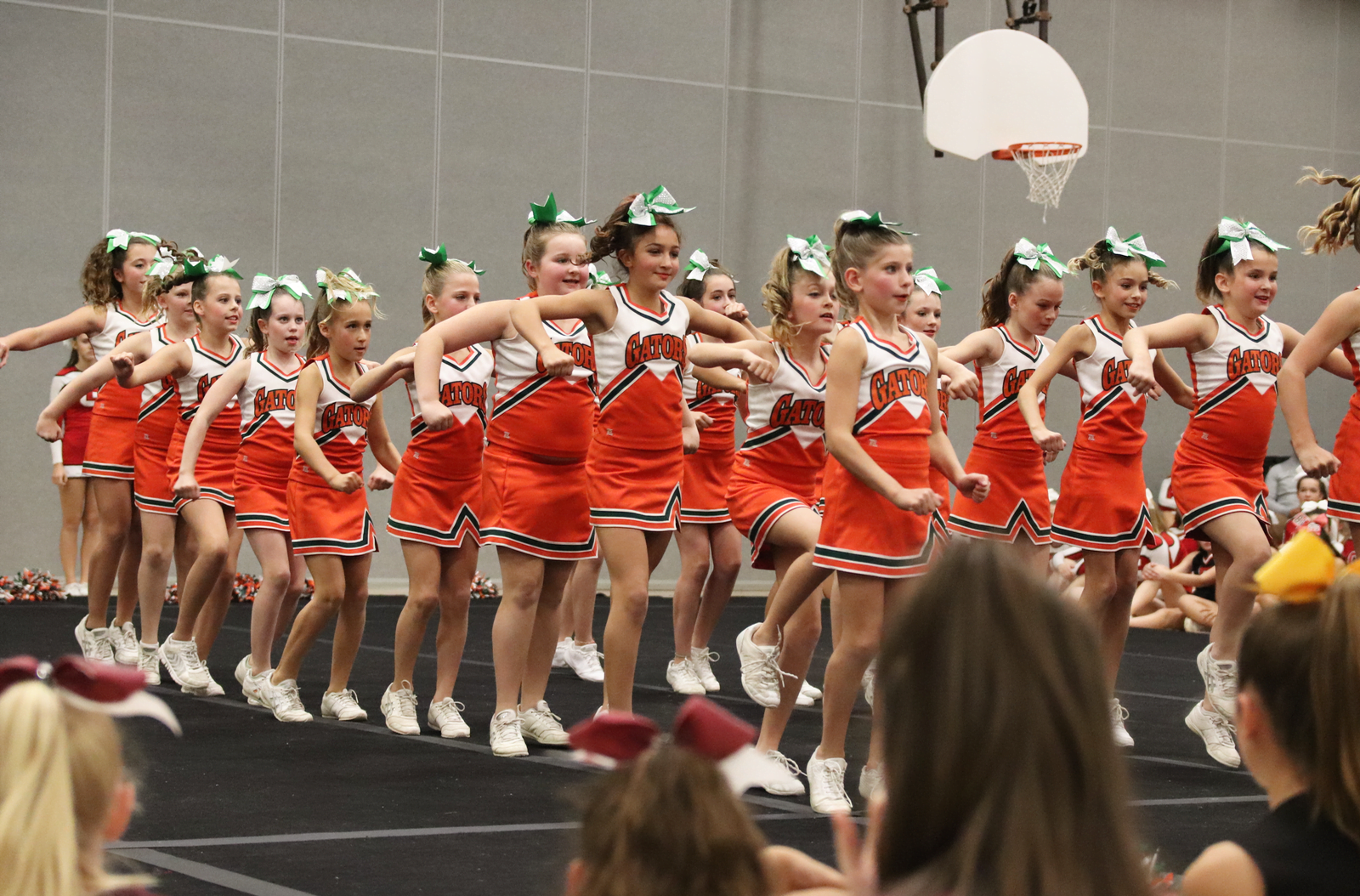 The 20th annual Greenwich Youth Cheerleading (GYCL) Exhibition. Nov 3, 2019 Photo: Leslie Yager