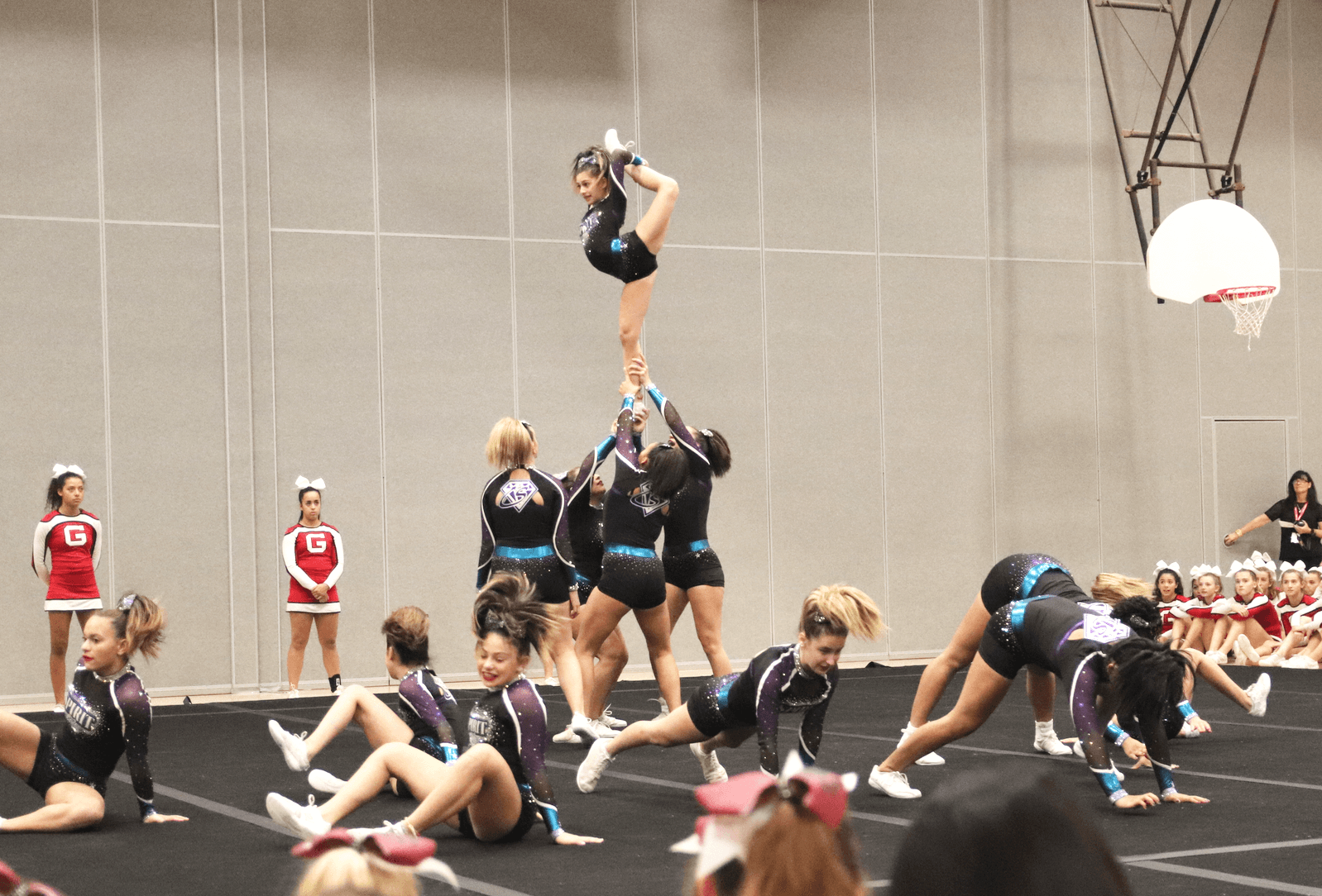 Spirit All Stars were special guests at the 20th annual GYCL Cheer Exhibition at Greenwich High School. Nov 3, 2019 Photo: Leslie Yager