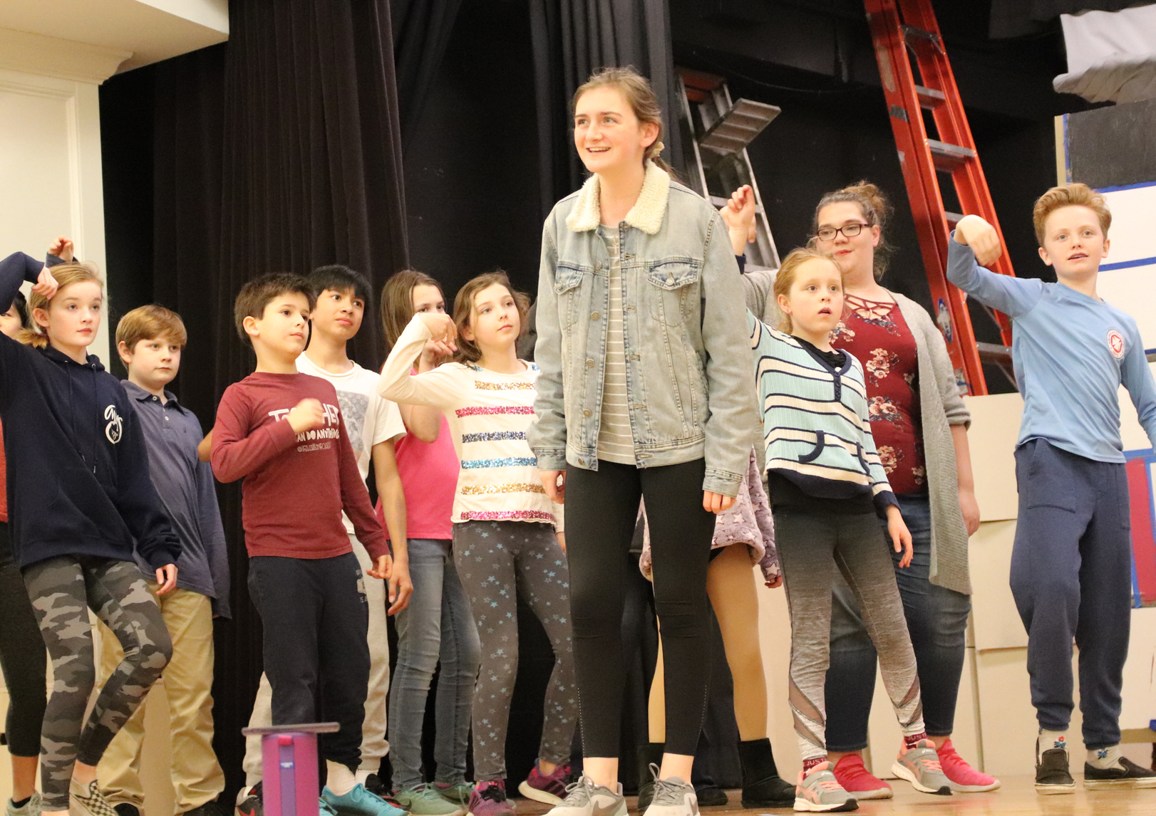 St. Catherine’s Players rehearse for Matilda the Musical. Feb 3, 2020 Photo: Leslie Yager