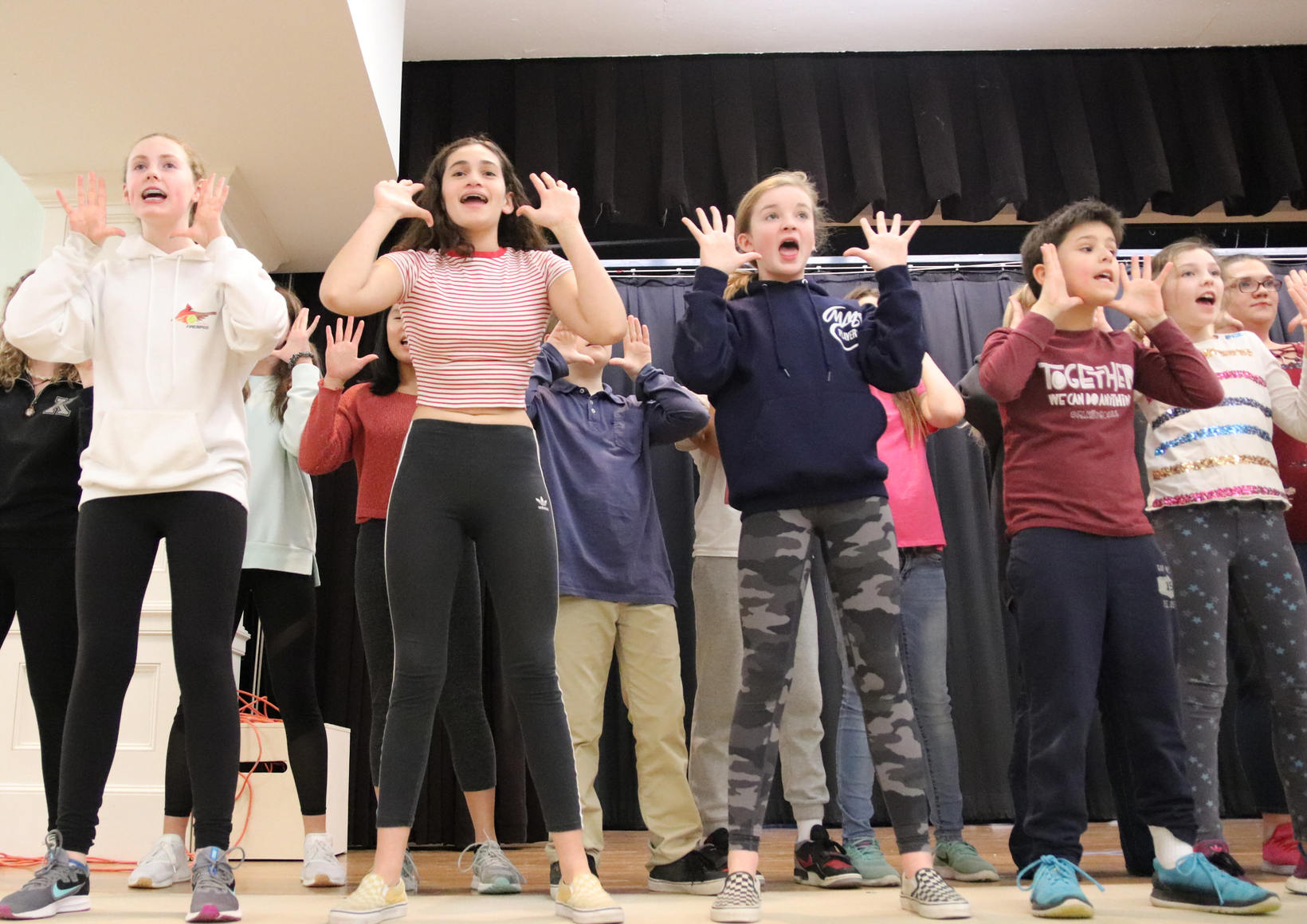 St. Catherine’s Players rehearse for Matilda the Musical. Feb 3, 2020 Photo: Leslie Yager