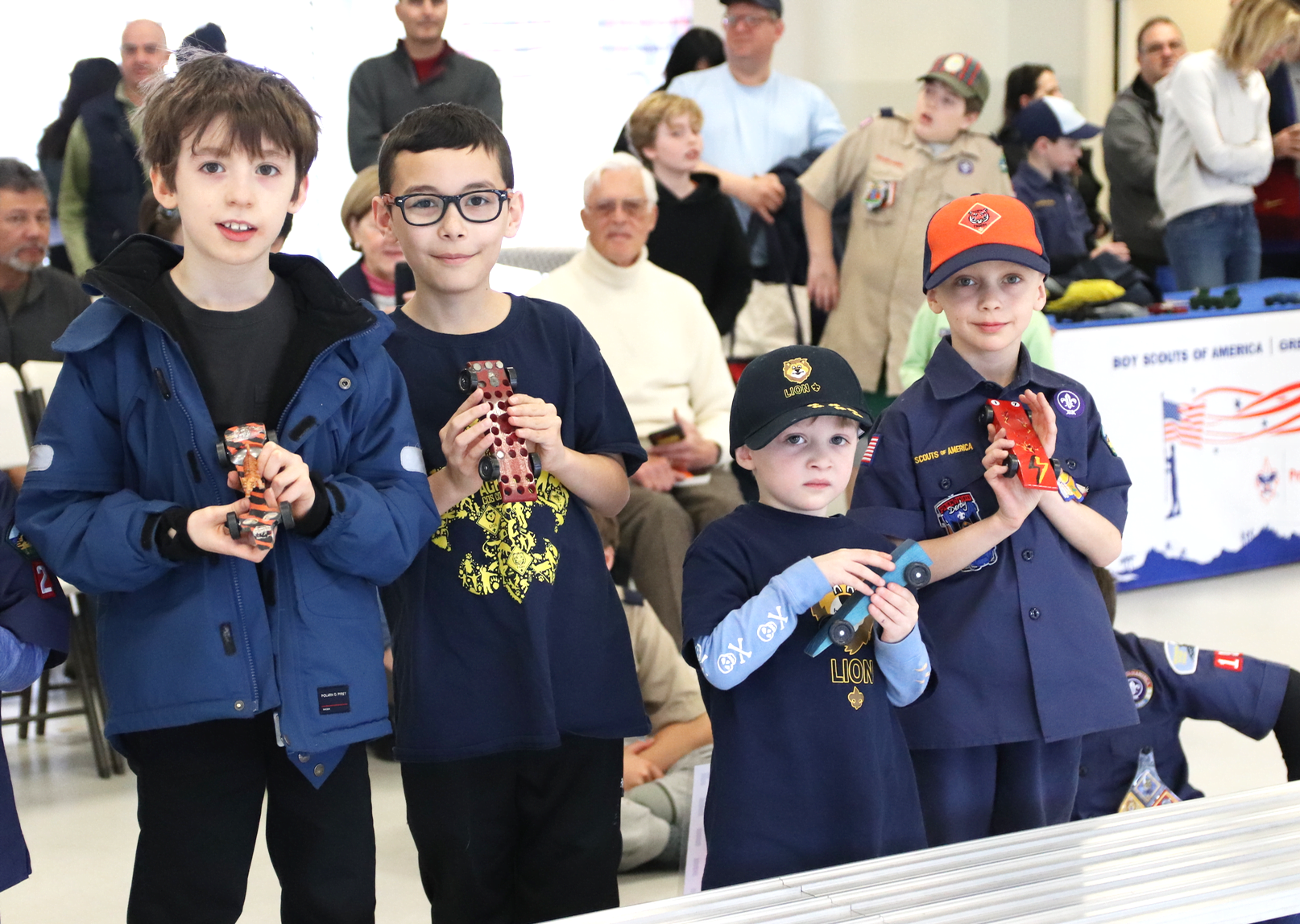 The annual Cub Scouts Pinewood Derby was held at Miller Motorcars on Sunday, March 8, 2020 Photo: Leslie Yager